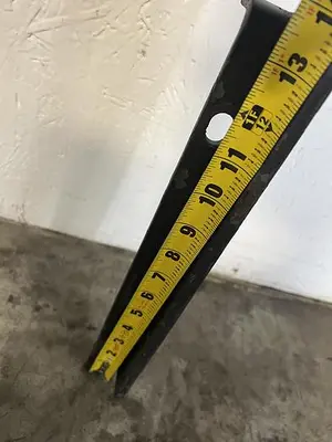 Forklift Load Backrest Guard 31" L x 2.5" W x 32 5/8" H
