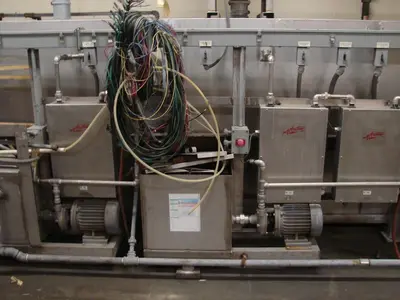 SPC3743  Washer Manufacturing Resources 4 stage, spray washer, 10" w x 5.75" h work opening, Stainless Steel