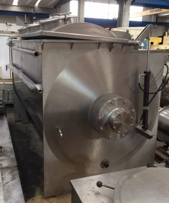 6,000L Azzini S/S JKTD U Trough Mixer