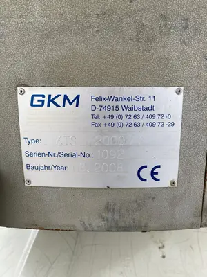 USED 2008 GKM Siebtechnik GmbH KTS 2000/3