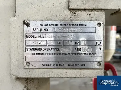 100 CFM Pneumatic Products Desiccant Air Dryer, Model HA100