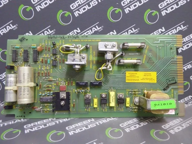 Bailey 6634175B1 Single Phase Power Supply Board Used