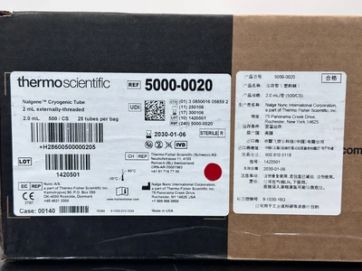 New | in-Stock Thermo Scientific 5000-0020 Vials Missouri US | BioLabTek #1295735