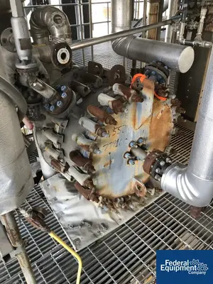 USED Alfa Laval 100 Sq Ft Alfa Laval Spiral Heat Exchanger, S/S, 100/100#