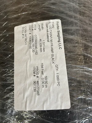 New 2 Rolls 59.5″ Forbo Siegling Textured Rubber Conveyor Belt  Approx 225′