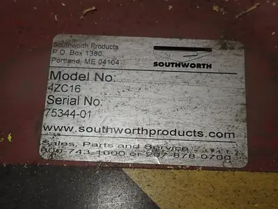 USED SOUTHWORTH 4ZC16
