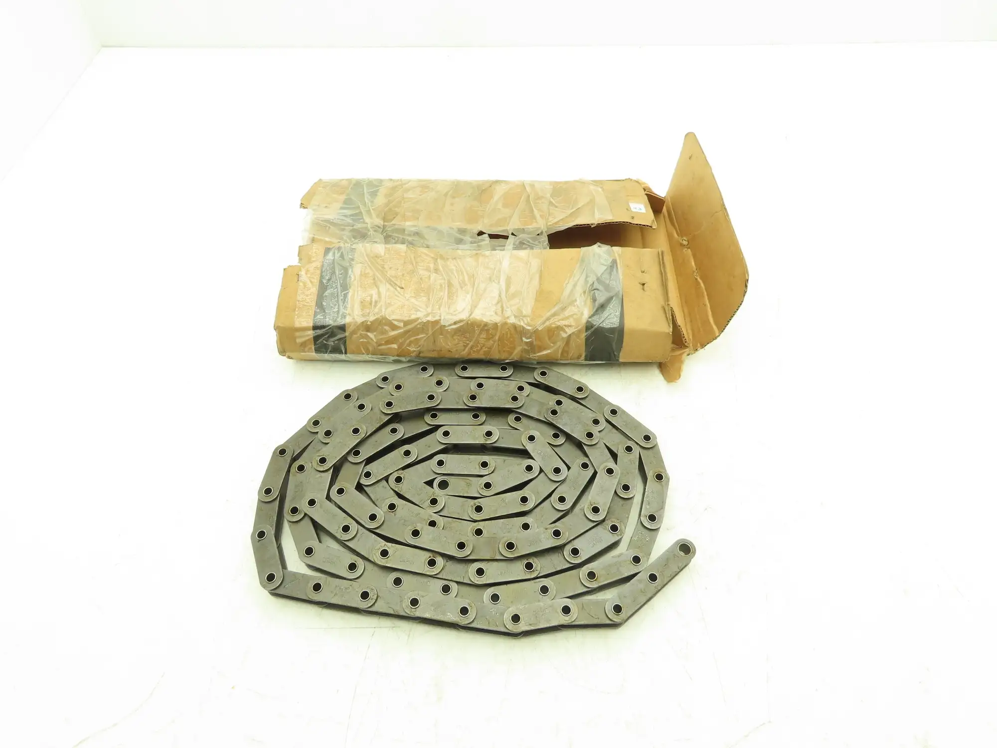 C-2050 Double Pitch Hollow Pin Roller Chain Conveyer 1.25" 10 Ft Length
