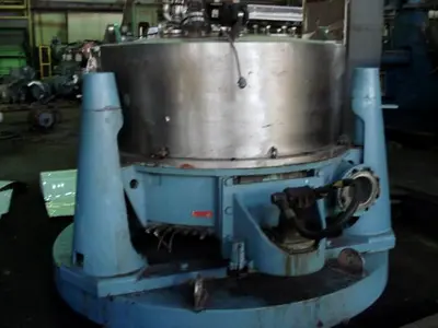 Sharples 60 x 20 perforate basket centrifuge, 316 SS.