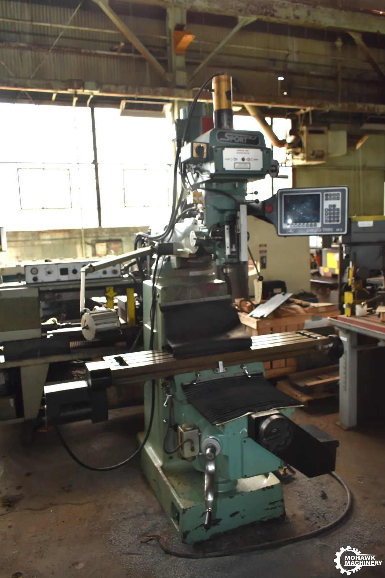 3 HP SWI (SOUTHWESTERN INDUSTRIES) "SPORT K3" CNC VERTICAL MILL w/PROTOTRAK M2 CNC CONTROL (2012)