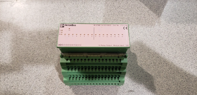 New | in-Stock PHOENIX CONTACT IB-ST-24-DO16R/S PLC Input & Output Alabama US | Transamerican Equipment Company #711857