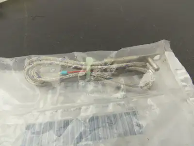 Gunther 00620000 Thermocouple Probe .49" Mount Hole .25" 2 Wire Pin Lot of 3