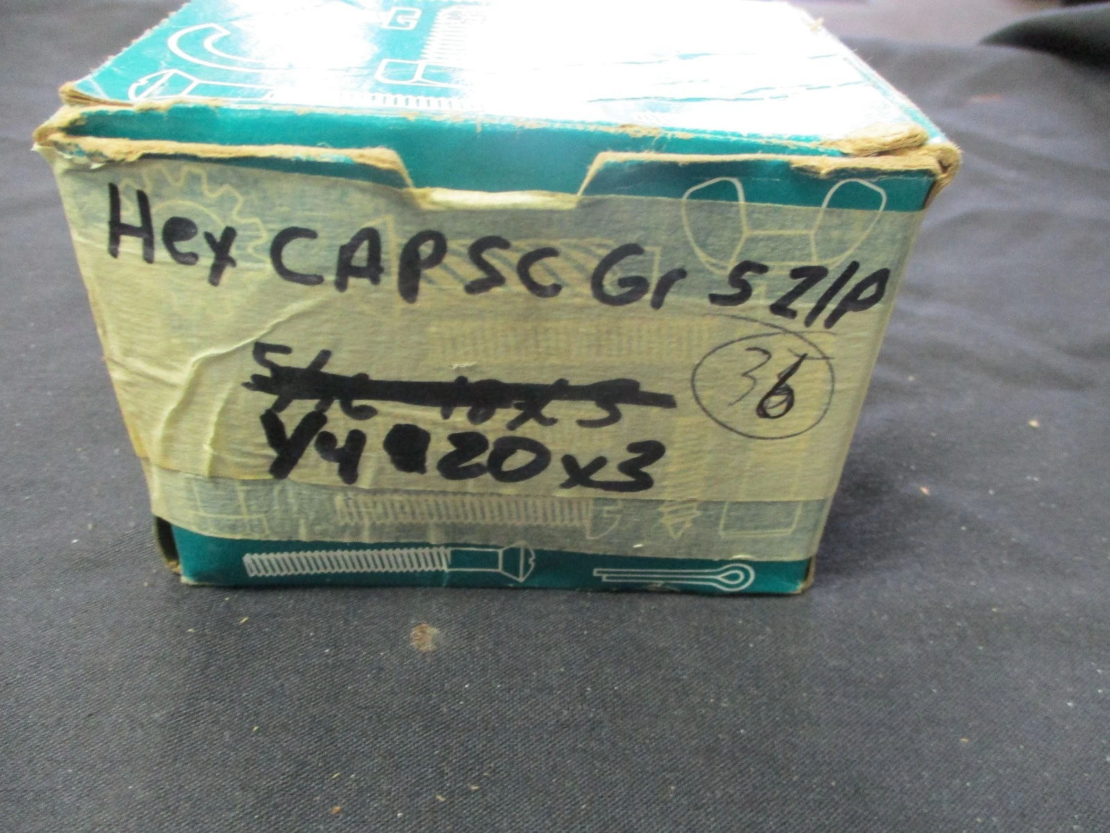 New Gr5Z/P Hex Caps Y4/20X3 Screws (QTY 36)