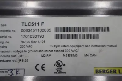 Bereger Lahr TLC511 F Servo Drive POSITIONING CONTROLLER 5 AMP STOCK 2303-C