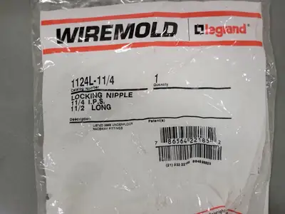 NEW WIREMOLD 1124L-11/4