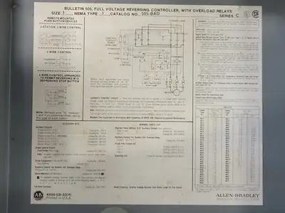 USED ALLEN-BRADLEY 505-BAD