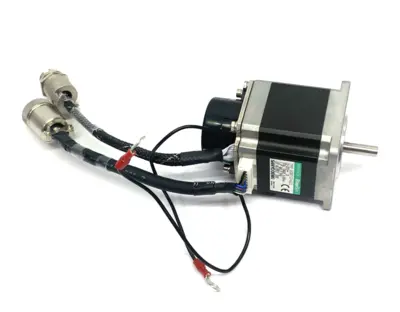 Used Sanyo Denki Step-Syn Stepping Motor 1.8º Step IP40 2A 12-200V D.C. Motors Michigan US | Maverick Industrial Sales #1395555