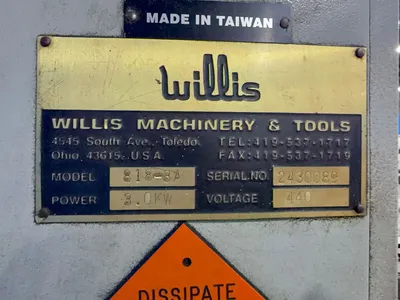 Used WILLIS 8183A Reciprocating Surface Grinders Ohio US | HGR 24 #1265844