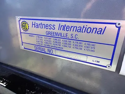 USED HARTNESS GLOBALPICK 3500