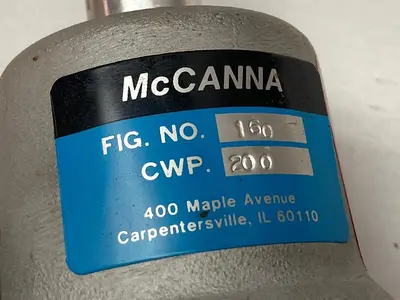 New | in-Stock MCCANNA CWP-200 Pump & Valve Parts Ohio US | Surplus Asset Holdings #1247207