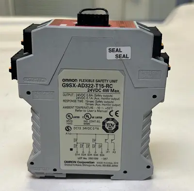Used OMRON G9SX-AD322-T15-RC Miscellaneous Equipment (Electrical & Power) Ohio US | Surplus Asset Holdings #1363930