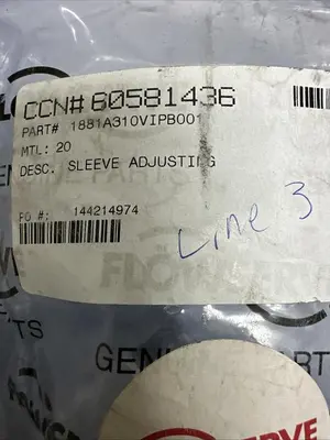Used FLOWSERVE 1881A310VIPB001 Pump Parts Ohio US | Surplus Asset Holdings #1247314