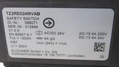NEW EUCHNER TZ2RE024MVAB SAFETY SWITCH