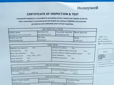 New | in-Stock HONEYWELL SPXCDUSNRFDM Gas Monitors Ohio US | HGR 24 #904459