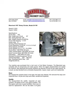 USED BLANCHARD 54-100