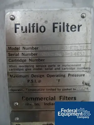 USED Fulflo 8" FULFLO BASKET FILTER, S/S, 150#