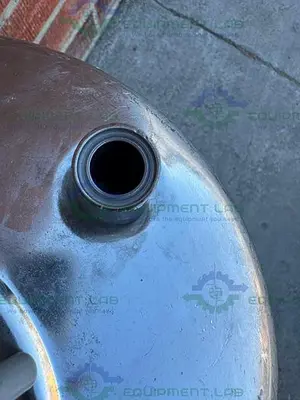 USED ALLOY PRODUCTS 45 LITER STAINLESS STEEL PRESSURE VESSEL 130 PSI