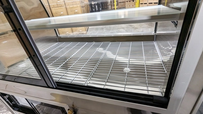 171-0312 48" Self Contained Full Service Seafood Meat Case Cooler