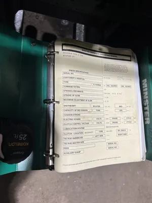 USED 1992 MINSTER MINSTER 6SS-FB PRESS