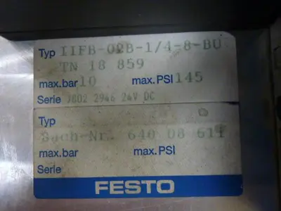 USED FESTO IFB8-02