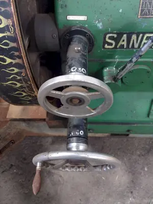 6" TO 24" SANRIKU MODEL #YS-800 HEAVY DUTY PIPE FACING MACHINE: STOCK #17948