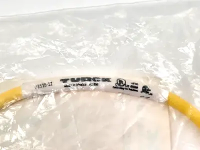 New | in-Stock Turck Picofast Actuator and Sensor Cordset M8 Female 3-Pin U2516-12 Cable & Wire Michigan US | Maverick Industrial Sales #1390858