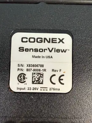 Cognex 807-9006-1R Rev. F SensorView 22-26V - 275ma (3.1.1)