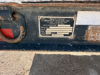 Used 2012 MAGNOLIA TRAILERS LOWBOY TRAILER Lowboy Trailers Texas US | Miedema Asset Management Group #1315839