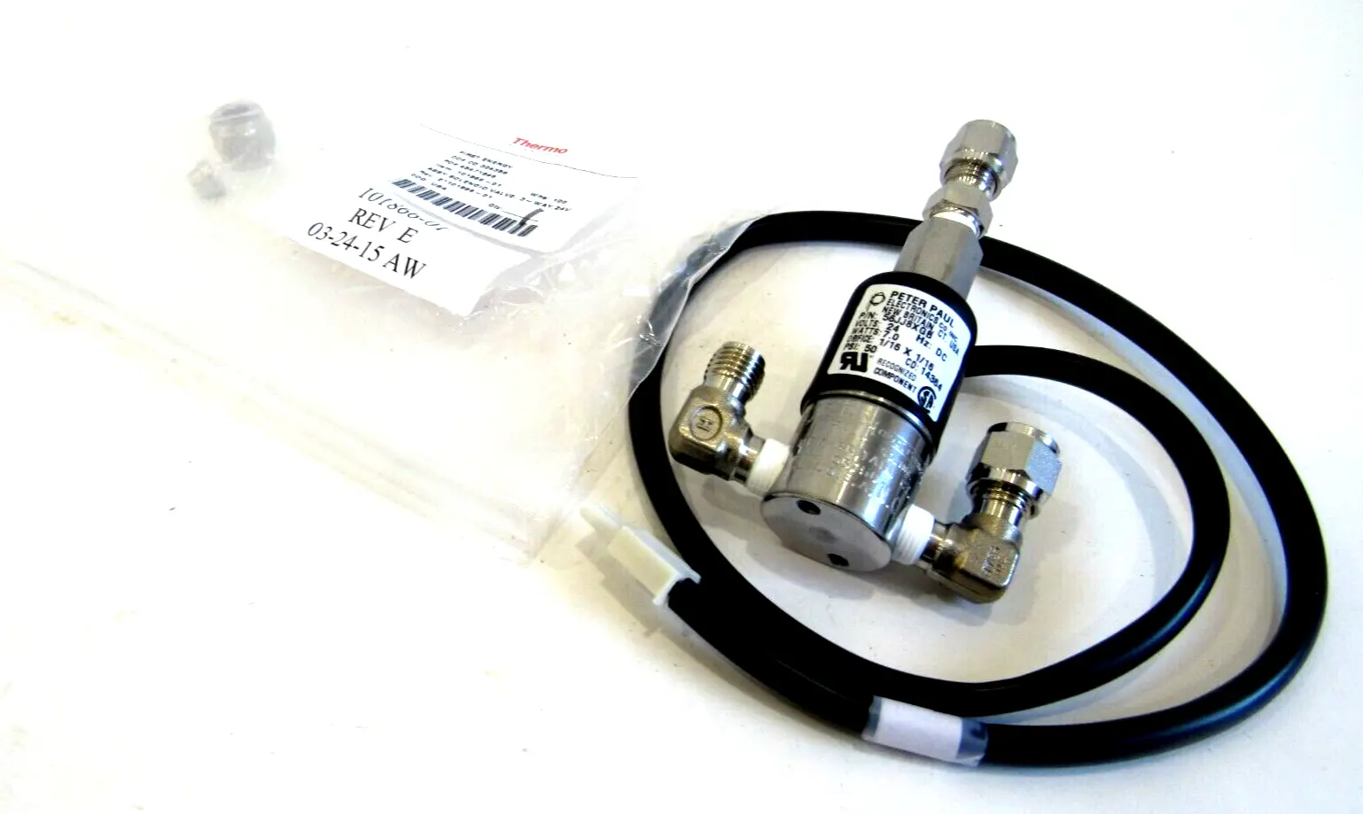 NEW PETER PAUL ELECTRONICS 56JJ8XGB 3 WAY SOLENOID VALVE