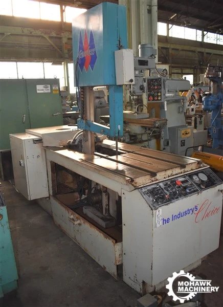 18" X 20" PEERLESS “VB-181C” TILTING-HEAD VERTICAL BAND SAW w/DUAL FEED RATE CONTROLS- HYDRAULIC FRAME TILT