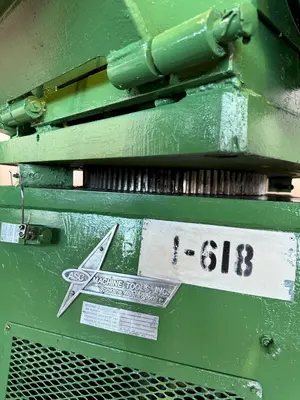 10,000 LBS X 48” X 72" OD ASC MODEL #10D48D22/5H200 DOUBLE END COIL REEL UNCOILER: STOCK #23383