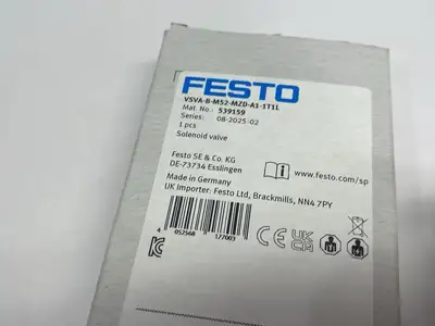 New | in-Stock Festo Pneumatic Solenoid Valve 5/2 Monostable 539159 Solenoid Valves Michigan US | Maverick Industrial Sales #1391427