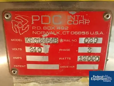 USED PDC 46" PDC Tunnel, Model KRC124648