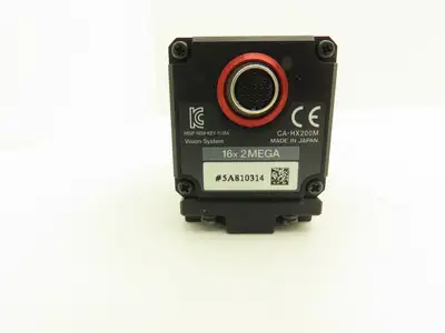 Keyence CA-HX200M LumiTrax Camera 16x 2MP F1.4 12mm B/W Manual Aperature Zoom