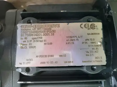 USED SEW-EURODRIVE DRS71S4BE05HF/FG/RI