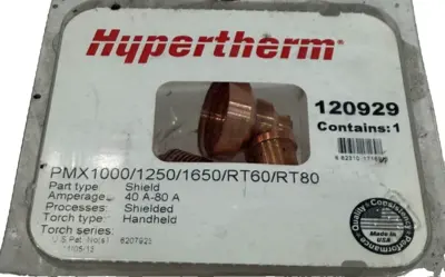 NEW HYPERTHERM 120929 SHIELD 40 A-80 A