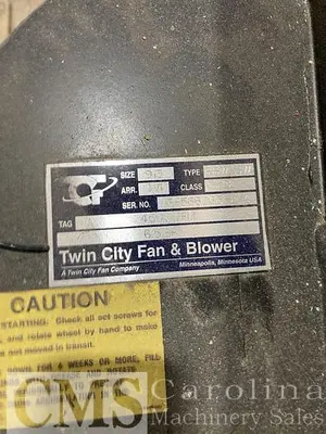 USED TWIN CITY FAN & BLOWER 5 HP FAN