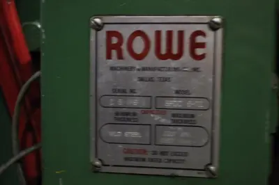 USED ROWE SFDC-6-72