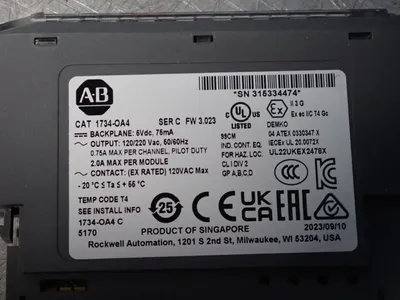 Used 2023 ALLEN BRADLEY 1734OA4 PLC Input & Output Ohio US | HGR 24 #1134598