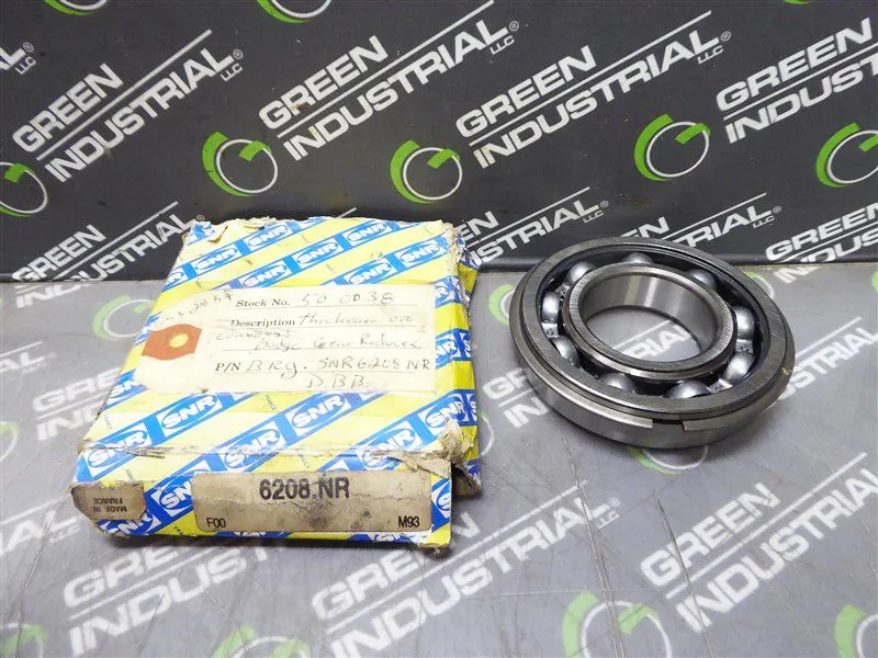 SNR 6208.NR Radial Ball Bearing New NIB