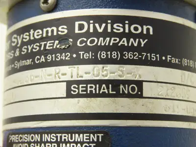 BEI Technologies KAS25-S-HS-0256-N-R-TL-05-S-X Rotary Encoder 19-Pin 5-24VDC